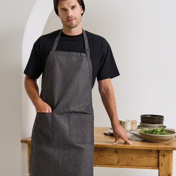 Premier Fairtrade Organic Cotton Denim Bib Apron Thumbnail