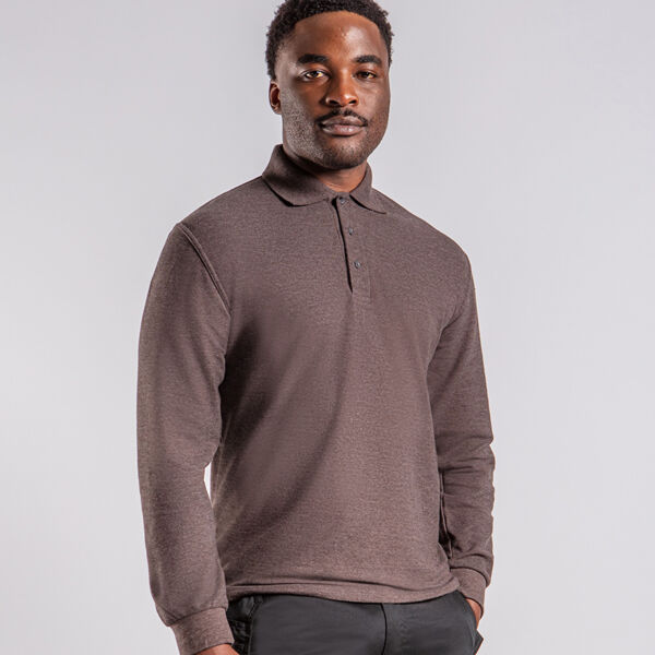 Pro RTX Pro Long Sleeve Piqué Polo Shirt Thumbnail