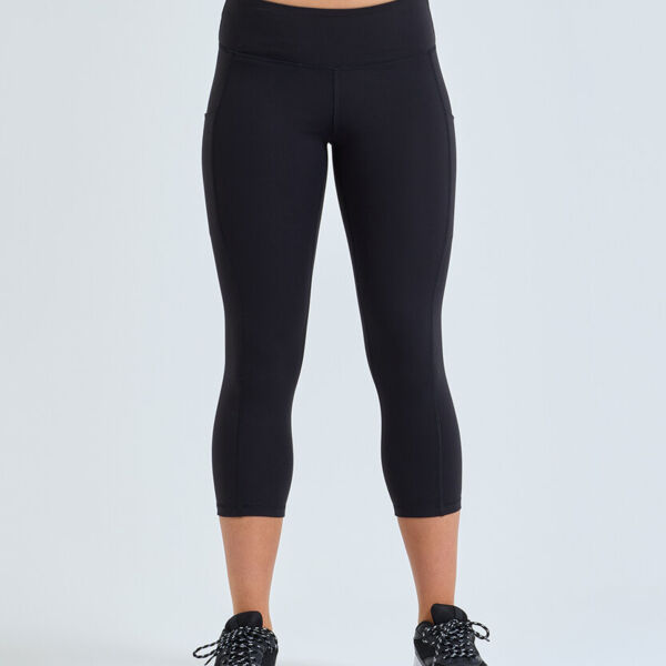 Women's TriDri® recycled performance leggings 3/4 length Thumbnail