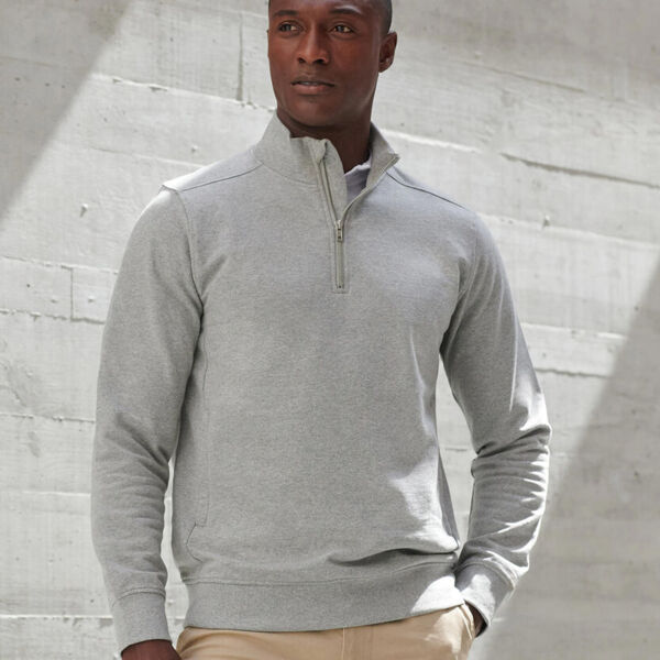 Unisex sustainable ¼-zip sweatshirt Thumbnail