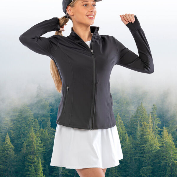 Spiro recycled women’s fitness jacket Thumbnail