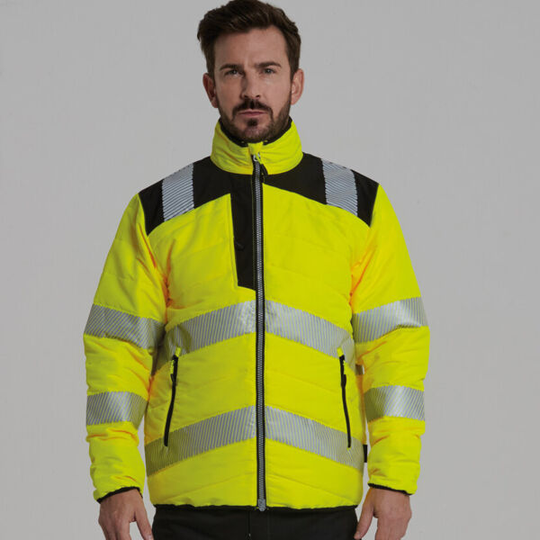PW3 Hi-vis baffle jacket (PW371) Thumbnail