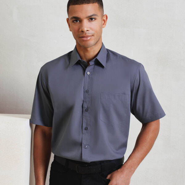 Premier Short Sleeve Poplin Shirt Thumbnail