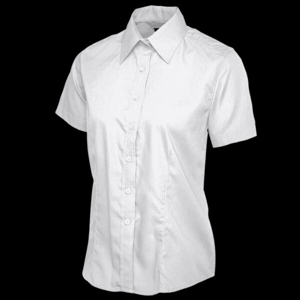 Ladies Poplin Half Sleeve Shirt Thumbnail